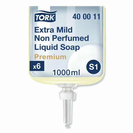 Tork Tork Extra Mild Liquid Soap S1, No fragrance added, 6 x 1L, 400011 400011